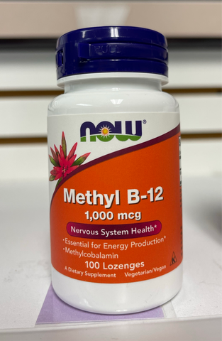 Methyl B-12 1,000mcg - 100 Lozenges
