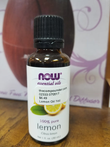 Essential Oils, Lemon - 1 fl oz.